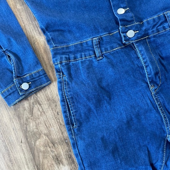 DENIMLAND Denim Flare Leg Jumpsuit - Picture 4 of 4